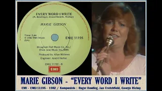 Every Word I Write - Marie Gibson