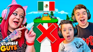 MI MADRE NOS PROHIBE TOCAR LOS COLORES DE LA BANDERA DE MÉXICO EN STUMBLE GUYS!!!