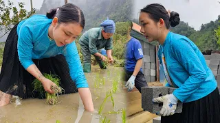 The hard life of a 17-year-old young girl, working as a porter to make money