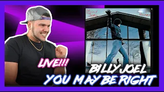 Billy Joel Reaction You May Be Right LIVE (WOW!) | Dereck Reacts
