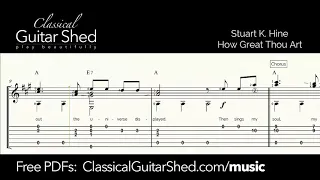 How Great Thou Art - Free Classical Guitar Sheet Music