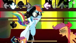 FNF My Little Pony | MLP: Darkness is Magic-Loyalty Lunacy FNF Mod Song Pegasus Dive