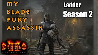 My Travincal Slayer Blade Fury Assassin - Ladder Diablo 2 Resurrected