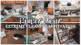 POWER HOUR EXTREME CLEANING MOTIVATION #CLEANWITHME | LET'S CLEAN TOGETHER!