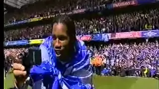 Chelsea v Charlton Athletic 7th. May 2005 Getting the Premiership Trophy First title for 50 years