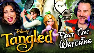 TANGLED First Time Watch! Movie Reaction! | Review & Discussion | Mandy Moore | Zachary Levi