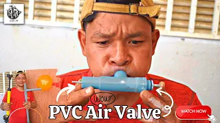 DIY Homemade PVC Air Valve | How to Make PVC Valve | DIY PVC Air Tank | PVC Air Valve Installation