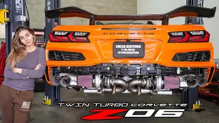 World's First Twin Turbo 2023 Corvette Z06