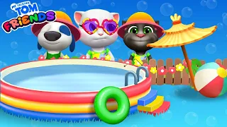 Pool Unlocked My Talking Tom Friends - Summer Update Gameplay Walkthrough Episode 136