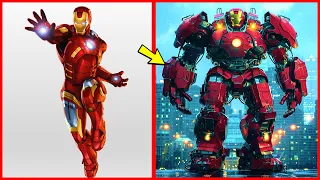 AVENGERS but ROBOTS VENGERS 🔥 All Characters (marvel & DC) 2024