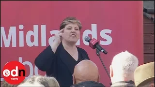 Emily Thornberry criticises and mocks the eight MPs for leaving Labour