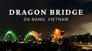 🇻🇳 Dragon Bridge in Da Nang, Vietnam 🔥