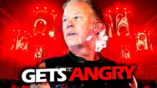 JAMES HETFIELD GETS ANGRY LIVE (2023) #METALLICA