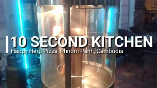 10 Second  Kitchen -  Happy Herb Pizza, Phnom Penh, Cambodia