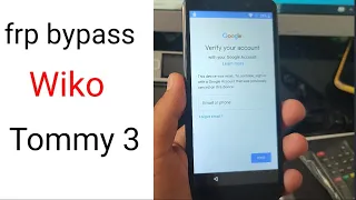 frp bypass wiko tommy 3