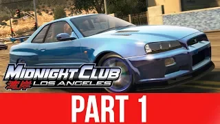 MIDNIGHT CLUB LOS ANGELES XBOX ONE Gameplay Walkthrough Part 1 - MY FIRST CAR