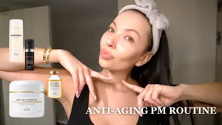 Anti Aging PM routine 2024! Plump, bouncy and firm skin tips! FAVORITE MASK INFO!