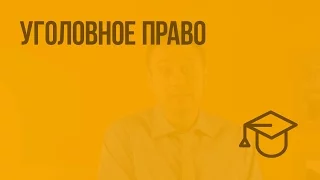 Уголовное право. Видеоурок по обществознанию 9 класс