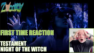 Testament - Night of the Witch - (Reaction!) - Awesome Thrash Metal Grenade! Killer Guitar Riff!