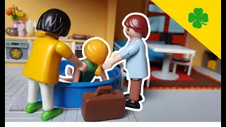 Playmobil Familie Gutglück - Hausgeburt von Lars und die erste Zeit mit Baby