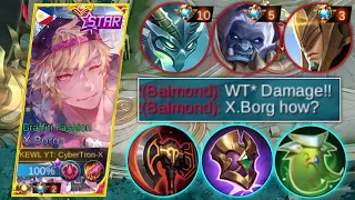 BEST BUILD TO COUNTER THESE 3 STRONG LIFE STEALER HEROES | X.BORG INSANE DAMAGE AND SUSTAIN BUILD