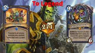 Wild Hearthstone - Getting legend with Shudderwock Shaman on ladder