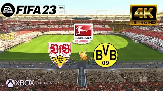 FIFA 23 - Stuttgart vs Borussia Dortmund | Bundesliga | Next Gen - Series X [4K 60FPS]