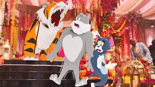 Tom and Jerry / Wedding Fight Scene | Movie CLIP 4K