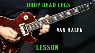 how to play "Drop Dead Legs" on guitar by Van Halen | rhythm guitar lesson