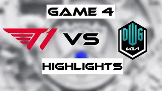 DK vs T1 | Semifinals GAME 4 | Worlds 2021 | Faker vs Showmaker | Highlights