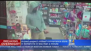 Somerville Armed Robbery Caught On Surveillance Camera