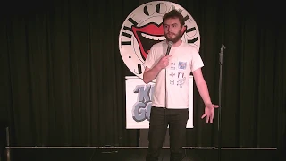 Victor Patrascan wins the King Gong at the Comedy Store London