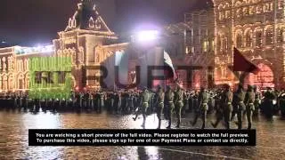 Russia: Military rehearses for Victory Day parade