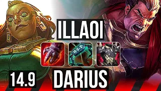 ILLAOI vs DARIUS (TOP) | 53k DMG, Dominating | EUW Master | 14.9