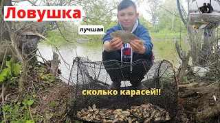 ЛОВЛЯ КАРАСЯ НА ВЕРШУ!!!/Сколько же тут карасей?!!!!!!