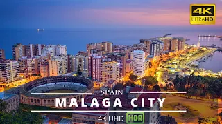 Malaga Spain 4K Drone Footage | Costa del sol Malaga 4K aerial view | Spanish region of Andalucia