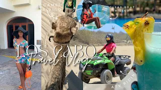 VLOG: CABO SAN LUCAS GIRLS TRIP: atv’s, camel riding, clear boat tour, nightlife