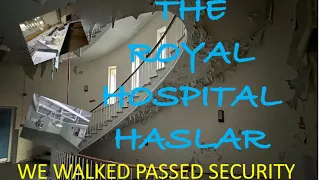 I EXPLORE THE ROYAL HOSPITAL HASLAR ABANDONED FOR 14 YEARS - SECURITY ON-SITE