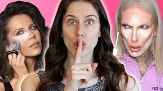 How The Big Beauty Influencers Fake "Perfect No Makeup Skin" with Skincare