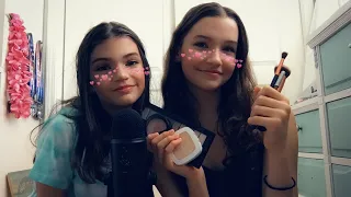 ASMR Doing my Sister’s Makeup 💄