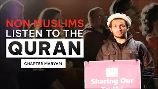 Americans keenly listen to the recitation of QURAN | ألامريكيون يستمعون إلى تلاوة القرآن