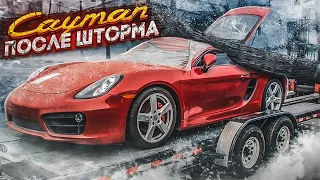 Заряженный Porsche Cayman S с аукциона США копарт. Тесла с пробегом более 600,000 с офиса Tesla