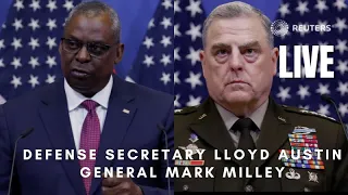 LIVE: U.S. Secretary of Defense Lloyd Austin, General Mark Milley speak after Ukraine meeting