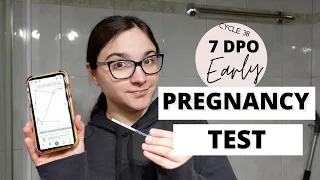 Early Pregnancy Test at 7 Dpo || Progesterone levels are high and feeling guilty || Ttc baby 3 cycle