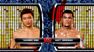 UFC Undisputed 3 Gameplay Scott Jorgensen vs Takanori Gomi  (Pride)