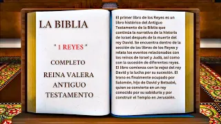 ORIGINAL: LA BIBLIA PRIMER LIBRO DE LOS " 1 REYES " COMPLETO REINA VALERA ANTIGUO TESTAMENTO