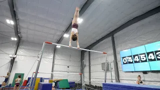 Level 8 Bar Training | Pacific Reign Gymnastics (Coach Cale Robinson)