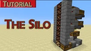 Minecraft Tutorial: The Silo - Bulk Storage with Status Indicator