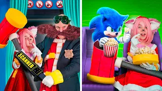 Amy Rose is missing! How to get Sonic to the cinema past Eggman!