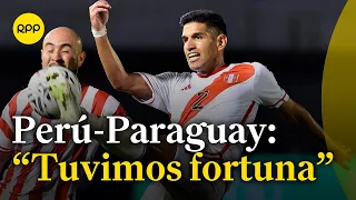 Empate del partido Perú-Paraguay deja esperanza en la selección